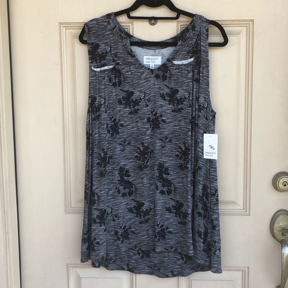 PRESCOTT New York from Dia&Co grey tank